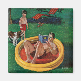 Imã Piscina vadeando