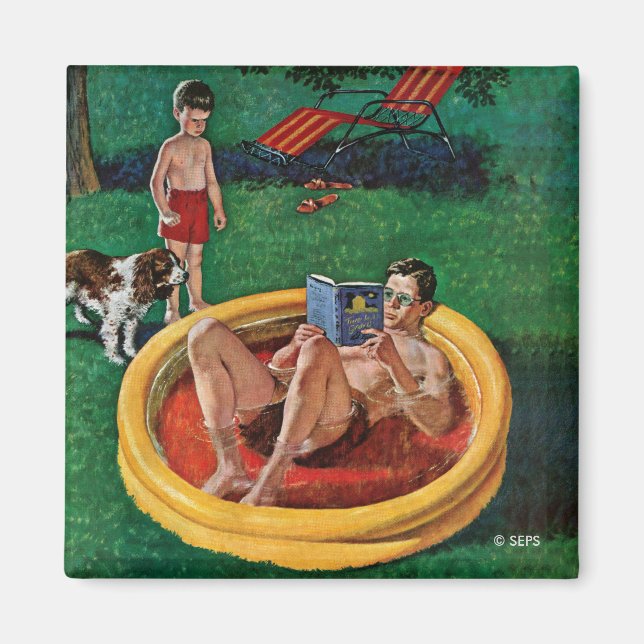 Imã Piscina Wading (Frente)