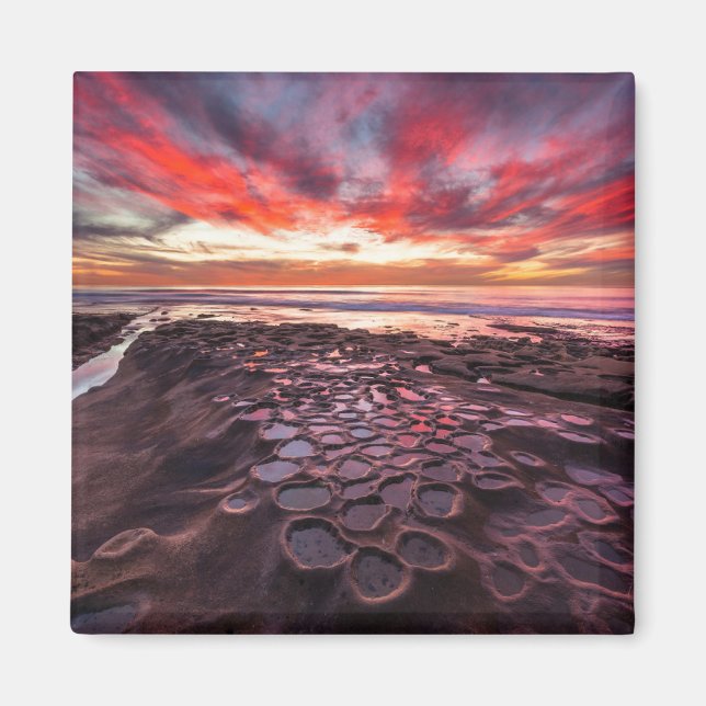 Imã Piscinas de maré em La Jolla, CA (Frente)