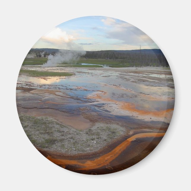 Imã Piscinas térmicas Yellowstone (Frente)