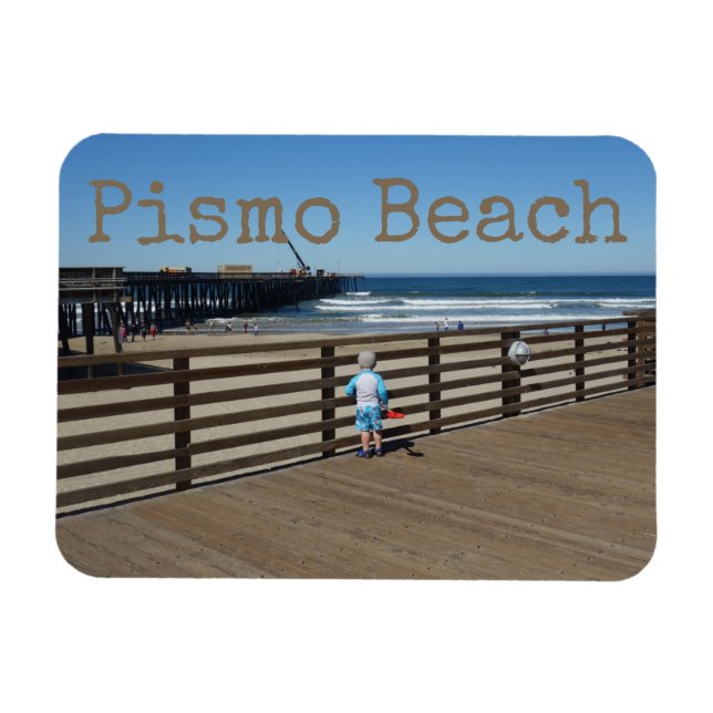Ímã Pismo Beach California Boardwalk (Horizontal)