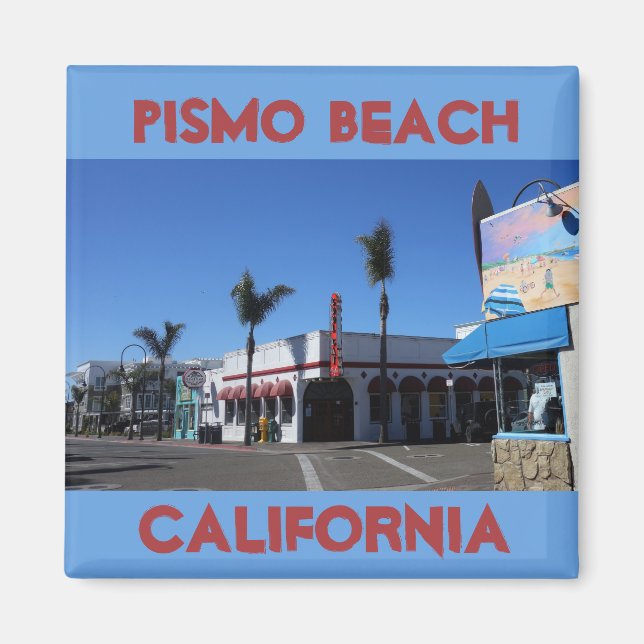 Imã Pismo Beach California Magnet (Frente)