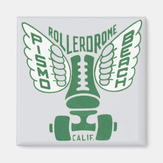 Imã Pismo Beach California Rollerskate Design