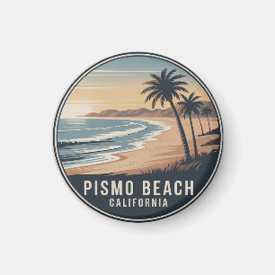 Imã Pismo Beach, Califórnia Viagens Antigas