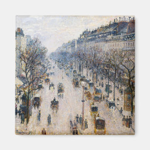 Imã Pissarro - Boulevard Montmartre, Manhã de Inverno