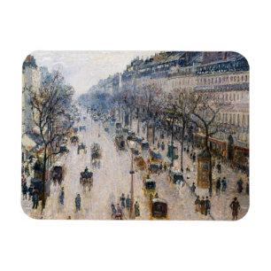 Ímã Pissarro - Boulevard Montmartre, Manhã de Inverno