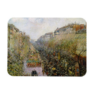 Ímã Pissarro - Boulevard Montmartre, Mardi Gras