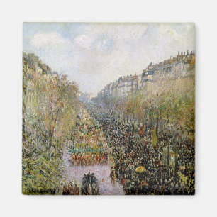 Imã Pissarro - Boulevard Montmartre, Mardi Gras