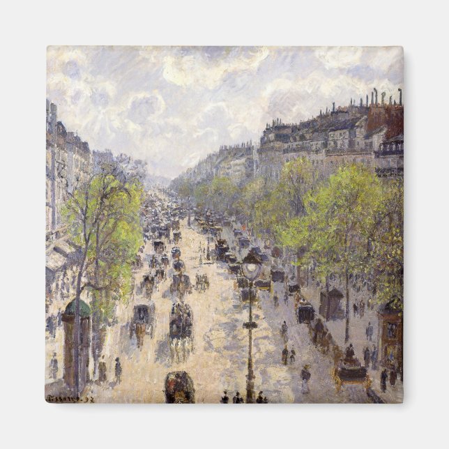 Imã Pissarro - Boulevard Montmartre, Primavera (Frente)