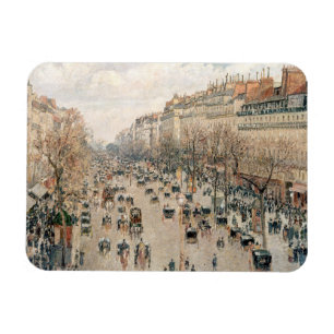Ímã Pissarro - Boulevard Montmartre, Sol da Tarde