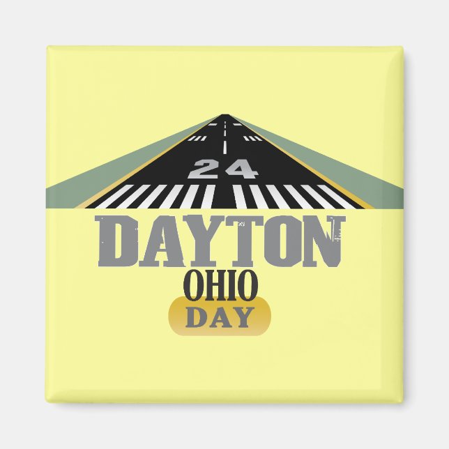 Imã Pista 24 - Dayton Ohio DAY (Frente)