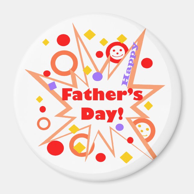 Imã Pista de Dia de os pais Feliz (Frente)