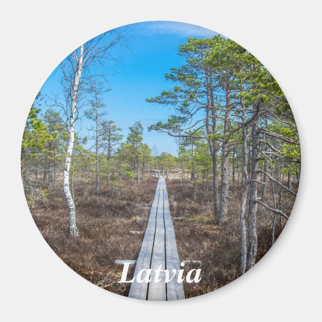 Imã Pista de madeira sobre íman (Frente)