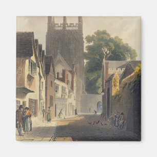 Imã Pista do Magpie, Oxford, ilustração 'do Histor