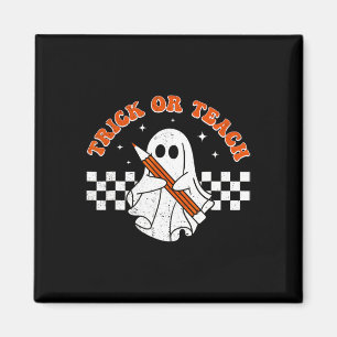 Imã Pista Ou Ensino Pêssego Professora De Halloween