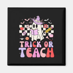 Imã Pista Ou Ensino Pêssego Professora De Halloween