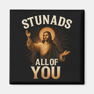 Imã Pista Todos Vocês Engraçados Jesus Silhouette Sarc