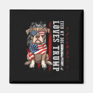 Imã Pit Bull Terrier Mesmo Meu Cachorro Ama Trump Home