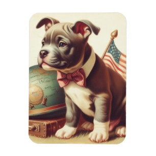 Ímã Pit Bull Terrier Painting