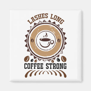 Imã pitada de café longo forte