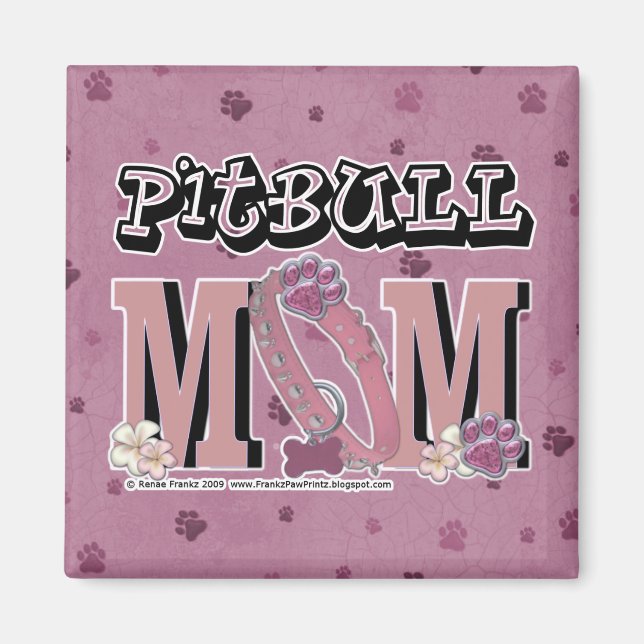 Imã Pitbull MOM (Frente)