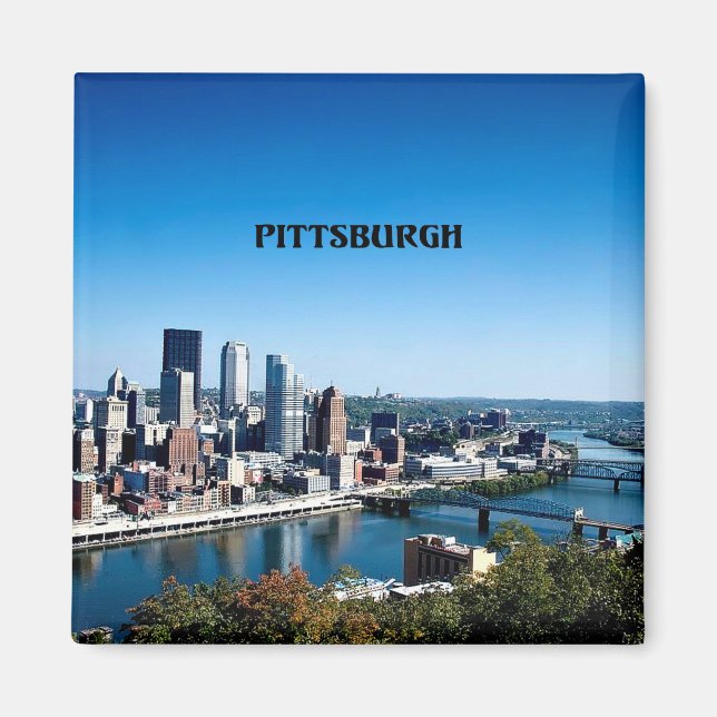 Imã Pittsburgh, Foto do horizonte da Pensilvânia (Frente)