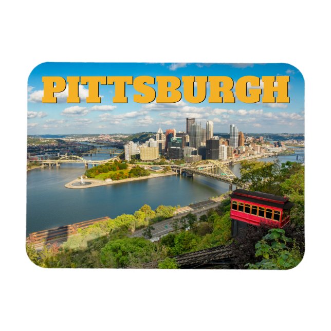 Ímã Pittsburgh Pensilvânia  (Horizontal)