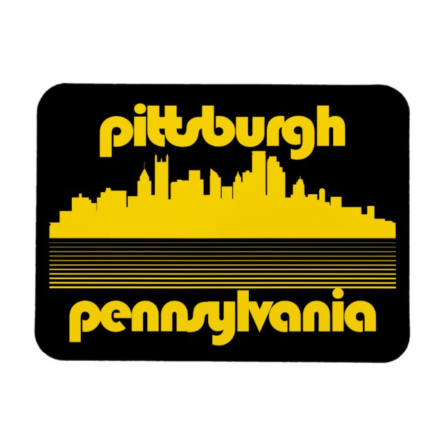 Ímã Pittsburgh Pensilvânia (Horizontal)