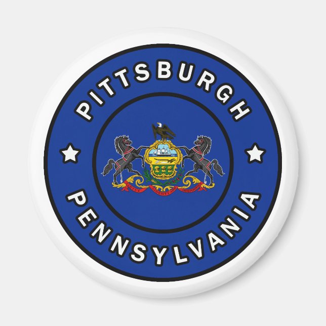 Imã Pittsburgh Pensilvânia (Frente)