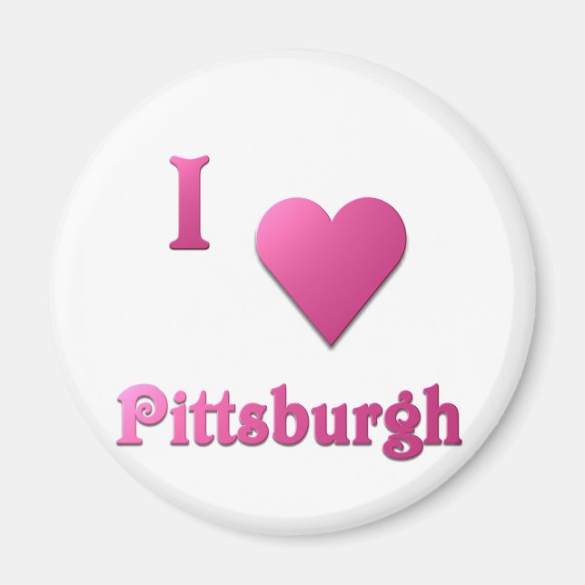Imã Pittsburgh - Rosa Quente (Frente)