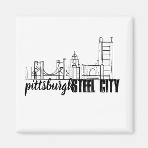 Imã Pittsburgh Skyline