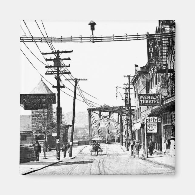 Imã Pittston Pa. Íman (Frente)