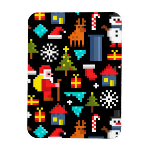 Ímã Pixel Natal