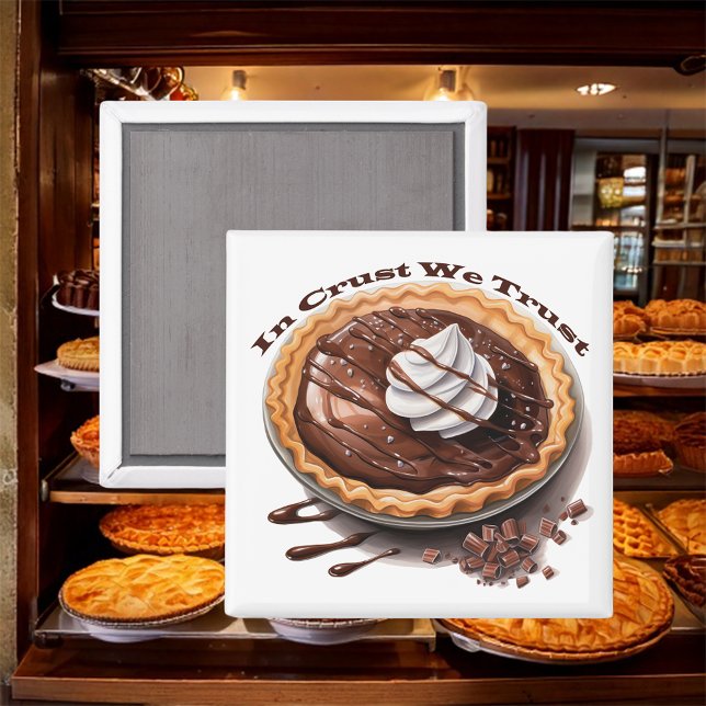 Imã Pizza De Chocolate, Em Crust Confiamos (Criador carregado)