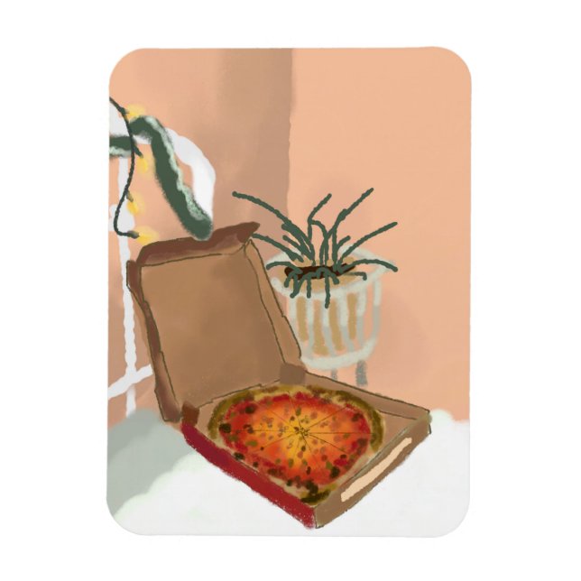 Ímã Pizza de Natal (Vertical)