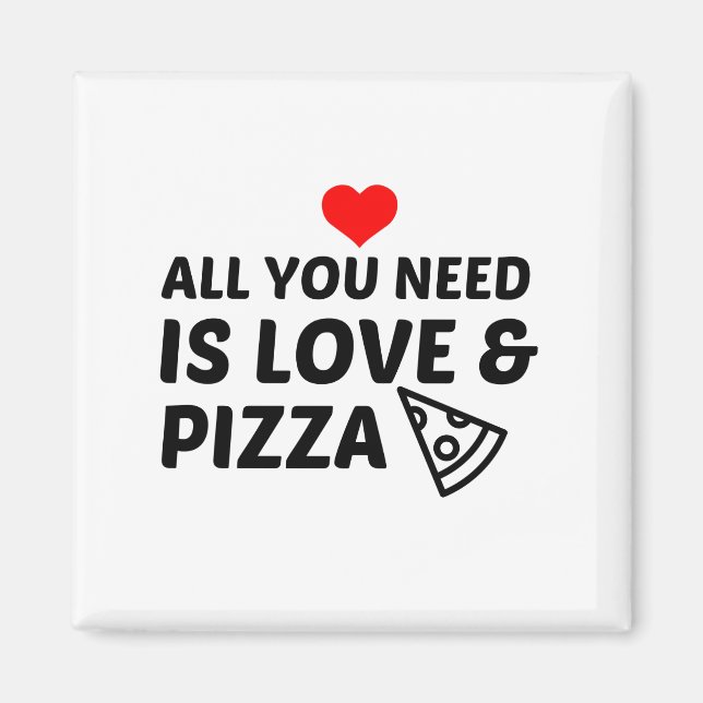 IMÃ PIZZA E AMOR (Frente)