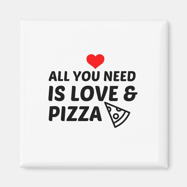 IMÃ PIZZA E AMOR (Frente)