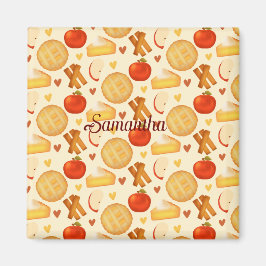 Imã Pizza E Ingredientes De Maçã Fashiada