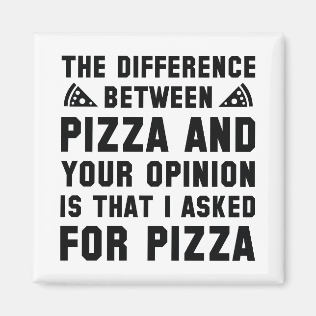 Imã Pizza E Sua Opinião (Frente)