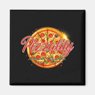 Imã Pizza Eclipse Cute da Solaridade Eclipse Pizzality