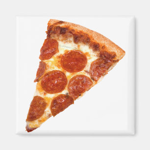 Imã Pizza Fatiada SlipperyJoe's pepperoni queijo delic