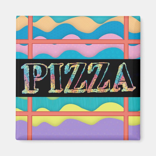 Imã Pizza Magnet (Frente)