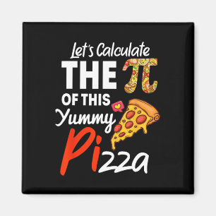 Imã Pizza Nacional Pi Day Pun Engraçado Professor De M