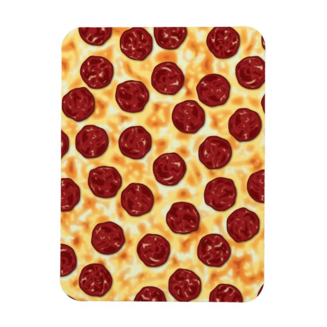 Ímã Pizza Pepperoni (Vertical)