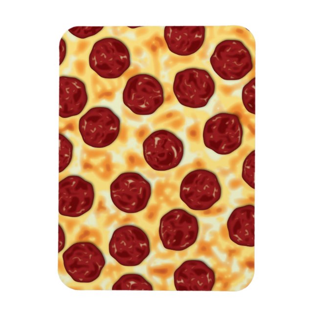 Ímã Pizza Pepperoni (Vertical)