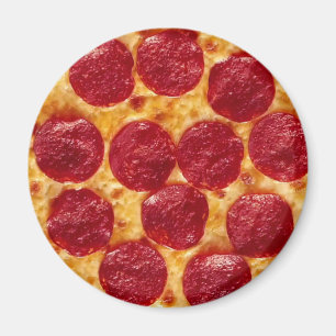 Imã pizza pepperonis