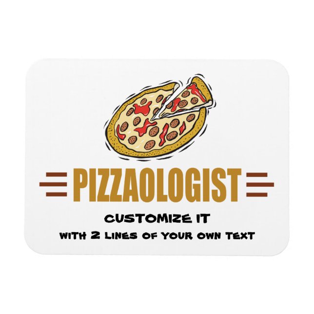 Ímã Pizza Personalizada (Horizontal)