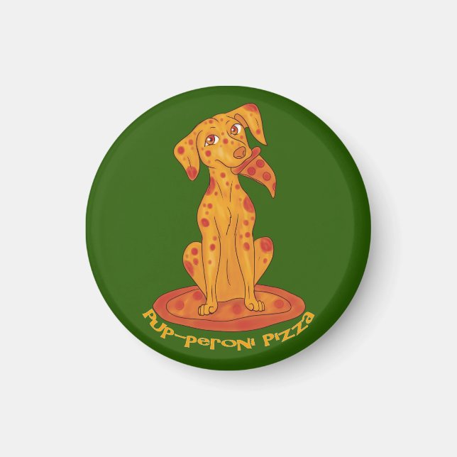 Imã Pizza Puppy (Frente)