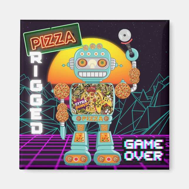 Imã Pizza Rigged - Jogo Sobre (Frente)