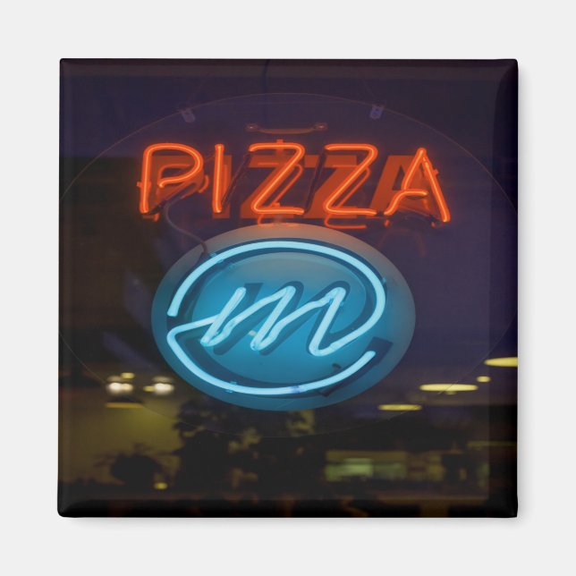 Imã Pizza - Sinal de Neon (Frente)